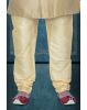 Hand Zarkan Embroidered Raw Silk In Beige   Sherwani