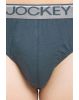 Men's Super Combed Cotton Solid Brief with Ultra soft Waistband - Deep Slate