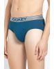 Men's Super Combed Cotton Solid Brief with Ultra soft Waistband - Seaport Teal