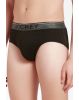 Men's Super Combed Cotton Solid Brief with Ultra soft Waistband - Brown
