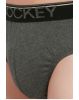 Men's Super Combed Cotton Solid Brief with Ultra soft Waistband - Navy-Charcoal Mel