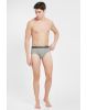 Men's Super Combed Cotton Solid Brief with Ultra soft Waistband - Grey Mel