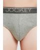 Men's Super Combed Cotton Solid Brief with Ultra soft Waistband - Grey Mel