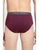 Men's Super Combed Cotton Solid Brief with Ultra soft Waistband - Wine Tasting