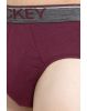 Men's Super Combed Cotton Solid Brief with Ultra soft Waistband - Wine Tasting