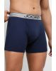 Men's Super Combed Cotton Rib Solid Boxer Brief with Ultra soft Waistband - Deep Navy