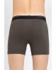 Men's Super Combed Cotton Rib Solid Boxer Brief with Ultrasoft Waistband-Deep Olive