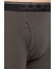 Men's Super Combed Cotton Rib Solid Boxer Brief with Ultrasoft Waistband-Deep Olive