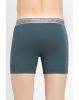 Men's Super Combed Cotton Rib Solid Boxer Brief with Ultra soft Waistband -Deep Slate