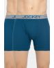 Men's Super Combed Cotton Rib Solid Boxer Brief with Ultra soft Waistband - Seaport Teal
