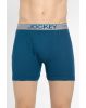 Men's Super Combed Cotton Rib Solid Boxer Brief with Ultra soft Waistband - Seaport Teal