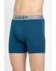 Men's Super Combed Cotton Rib Solid Boxer Brief with Ultra soft Waistband - Seaport Teal