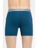 Men's Super Combed Cotton Rib Solid Boxer Brief with Ultra soft Waistband - Seaport Teal