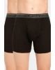 Men's Super Combed Cotton Rib Solid Boxer Brief with Ultrasoft Waistband - Brown