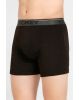 Men's Super Combed Cotton Rib Solid Boxer Brief with Ultrasoft Waistband - Brown