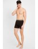 Men's Super Combed Cotton Rib Solid Boxer Brief with Ultrasoft Waistband - Brown