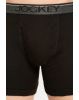 Men's Super Combed Cotton Rib Solid Boxer Brief with Ultrasoft Waistband - Brown