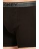 Men's Super Combed Cotton Rib Solid Boxer Brief with Ultrasoft Waistband - Brown