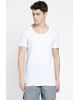 Men's Super combed cotton Round Neck Half Sleeved Vest with Extended Length for Easy Tuck