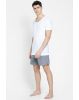 Men's Super combed cotton Round Neck Half Sleeved Vest with Extended Length for Easy Tuck