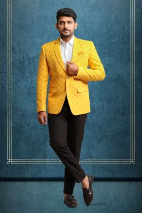 Yellow hot sale colour blazer