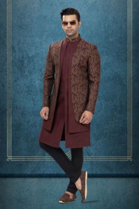 Stylish Indo-Western Sherwani