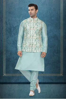 Pleasant Kurta Modi Jacket Set