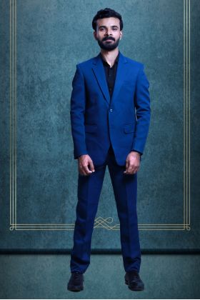 Peacock Blue Suit 2 pcs
