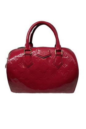 Louis Vuitton Indian Rose Monogram Vernis Montana Bag Bowler Speedy