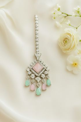 Ethereal Blossom Dual-Tone Maang Tikka