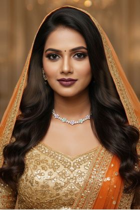 Pastel Green & Pink Floral Necklace Set