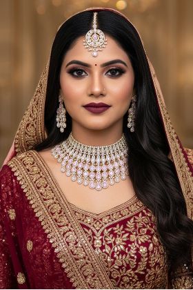 Ethereal Rose Blush Choker Set