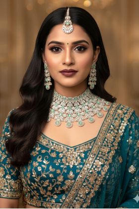 Celeste Mint Majesty Haar Set