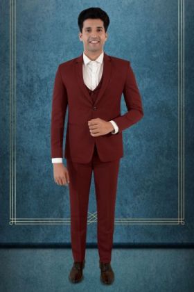 Brick red Suit