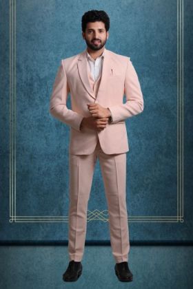 White and peach on sale tuxedo