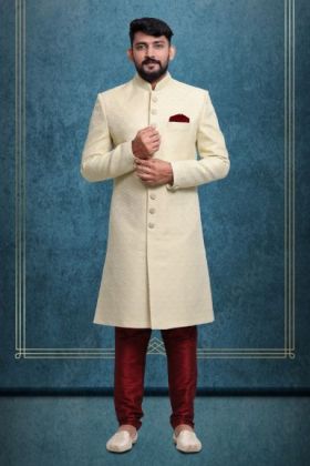 Light Sea Green Luxurious Classic Sherwani